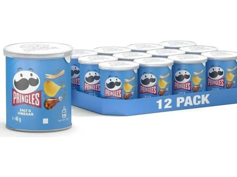 Pringles Chips Salt & Vinegar 12 x 40 g