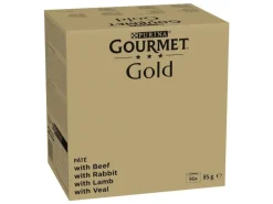 Purina Gourmet Nassfutter Gourmet Gold Feine Pastete Fleisch 96 x 85 g