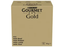 Purina Gourmet Nassfutter Gourmet Gold Feine Pastete Fleisch 96 x 85 g