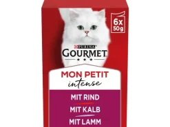 Purina Gourmet Nassfutter Mon Petit Intense Fleisch 6 x 50 g