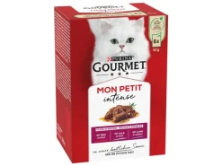 Purina Gourmet Nassfutter Mon Petit Intense Fleisch 6 x 50 g