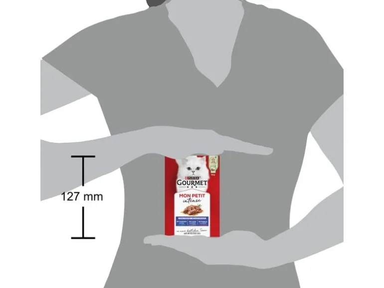 Purina Gourmet Nassfutter Mon Petit Intense Fisch 6 x 50 g
