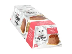 Purina Gourmet Nassfutter Revelations Mousse Lachs mit Sauce 4 x 57 g