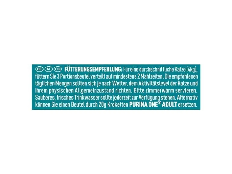 Purina ONE Nassfutter Adult Huhn, Hochseefisch, Rind Lamm 2x 40 x 85 g