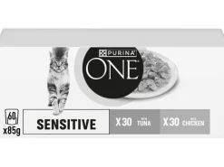 Purina ONE SENSITIVE gegrillt in Sauce mit Huhn und Karotten