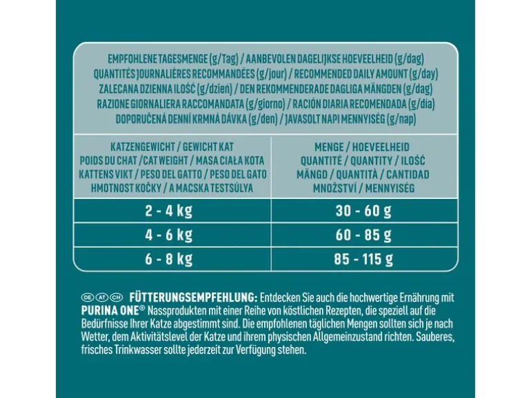 Purina ONE Trockenfutter Adult Lachs und Vollkorn 9.75 kg
