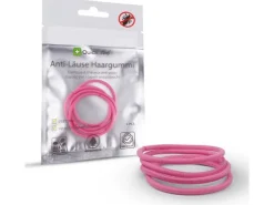Quick Aid Insektenabwehr Anti-Läuse Haargummi pink 4 Stück