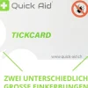 Quick Aid Zeckenkarte – transparent 1 Stück