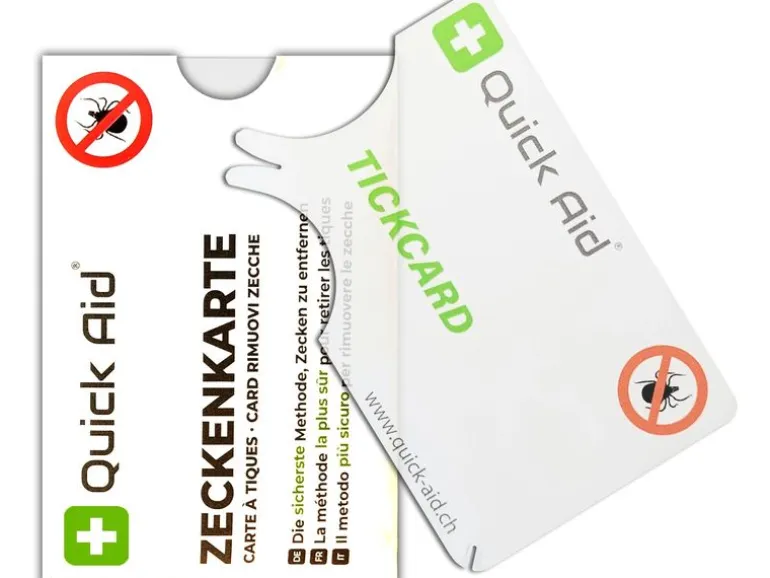 Quick Aid Zeckenkarte – transparent 1 Stück