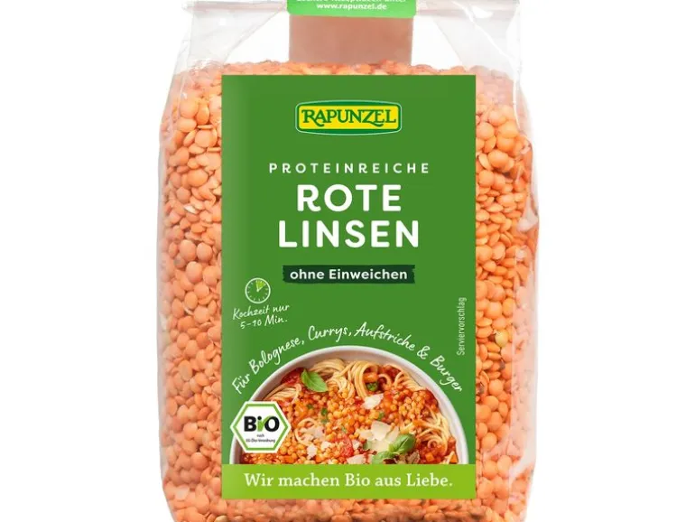 Rapunzel Bio Linsen rot 500 g