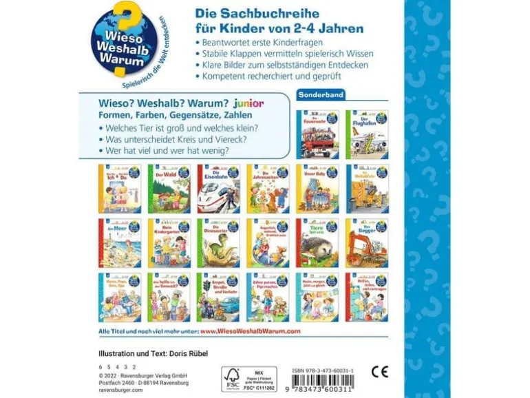 Ravensburger Kennst du Formen, Farben, Gegensätze und Zahlen