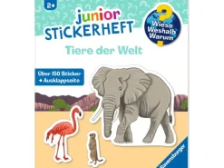 Ravensburger Wieso? Weshalb? Warum? junior Stickerheft – Tiere der Welt