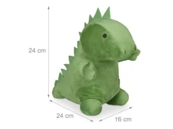 relaxdays Dino Stoff Grün 24 cm