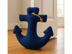 relaxdays Türsicherung Anker 38 cm Dunkelblau