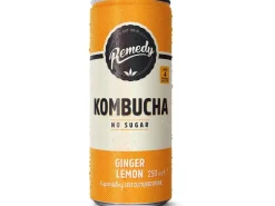 Remedy Kombucha – Ginger Lemon 12 x 0.25 l