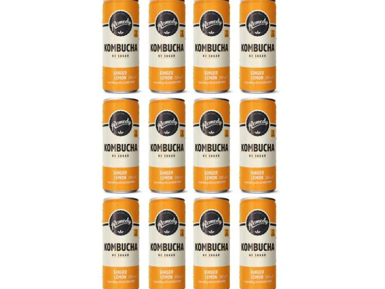 Remedy Kombucha – Ginger Lemon 12 x 0.25 l