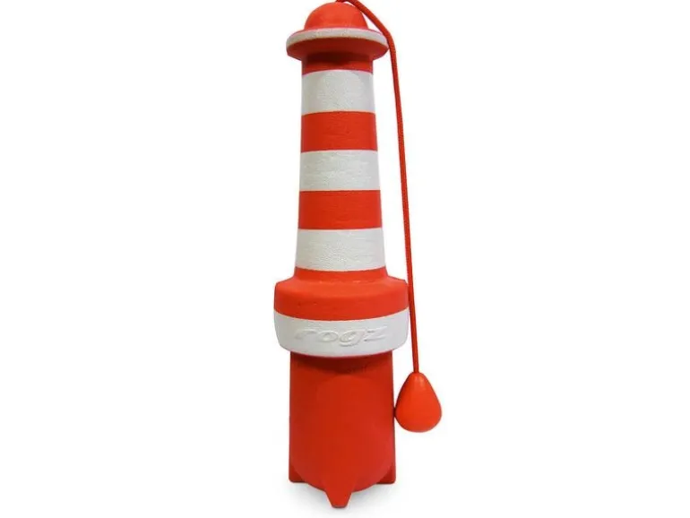 Rogz Schwimmspielzeug Lighthouse Rot-Weiss