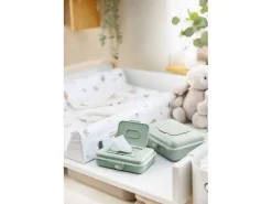 Rotho Babydesign Feuchttücher-Box TILO Sage Green 0.45 l