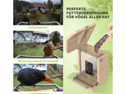 Sanilu Vogelfutterhaus mit Kamera ohne Solarpanel