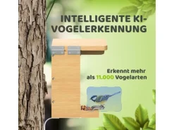 Sanilu Vogelfutterhaus mit Kamera ohne Solarpanel