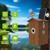 Sanilu Vogel Nistkasten mit Kamera und Solarpanel