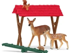 Schleich Spielfigurenset Farm World Fütterung der Waldtiere