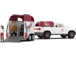 Schleich Spielfigurenset Horse Club Mobile Tierärztin mit Anhänger