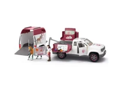 Schleich Spielfigurenset Horse Club Mobile Tierärztin mit Anhänger
