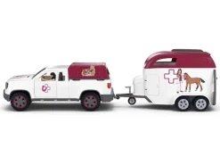 Schleich Spielfigurenset Horse Club Mobile Tierärztin mit Anhänger