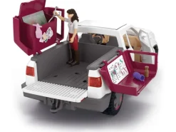 Schleich Spielfigurenset Horse Club Mobile Tierärztin mit Anhänger