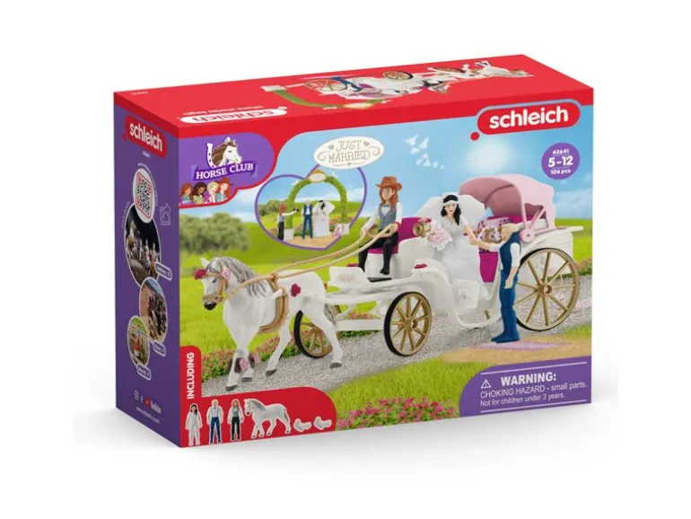 Schleich Spielfigurenset Horse Club Hochzeitskutsche