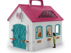 Schleich Spielfigurenset Horse Club Offenstall Kleines Hufeisen