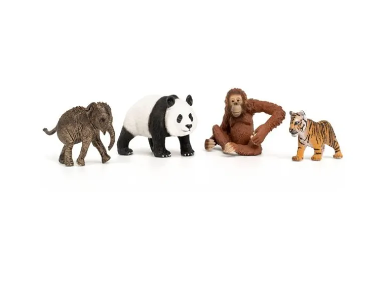 Schleich Spielfigurenset Wild Life «Asien» Starter-Set