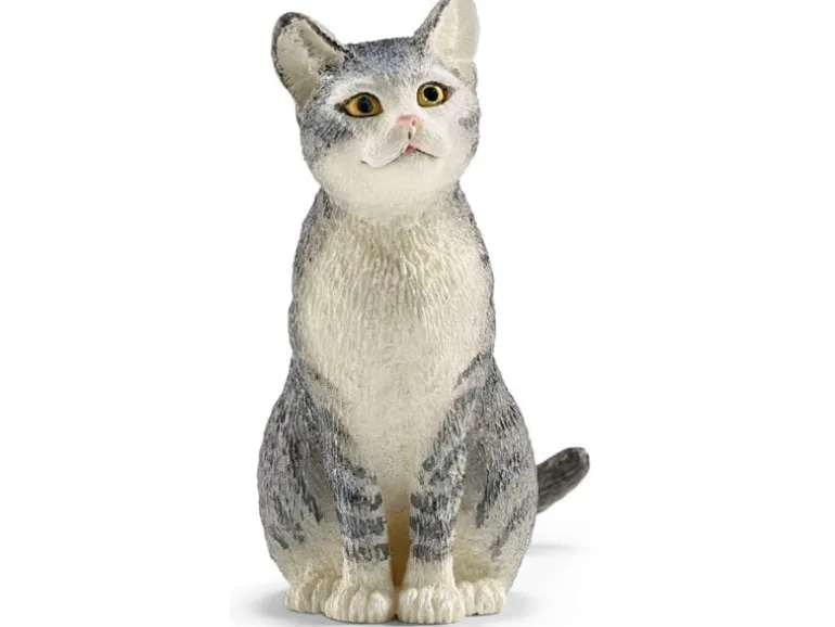 Schleich Spielzeugfigur Farm World Katze sitzend