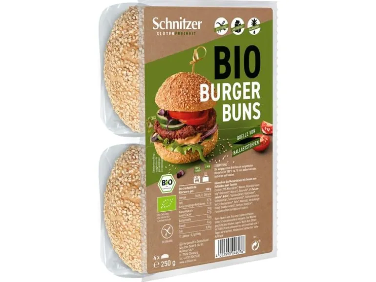 Schnitzer Bio Hamburger Buns 4 x 50 g