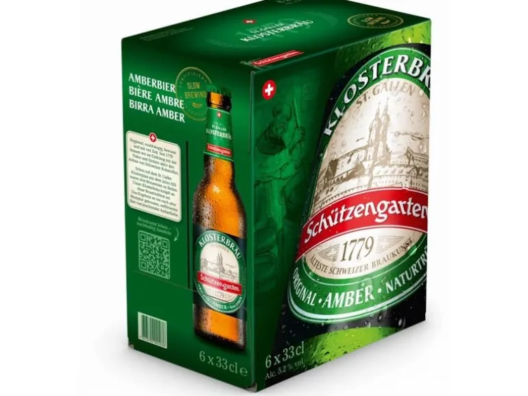 Schützengarten Bier St. Galler Klosterbräu 6 x 0.33 l
