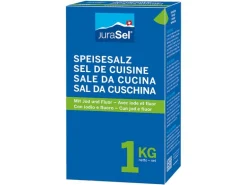 Schweizer Salinen Speisesalz mit Jod und Fluor 1 kg