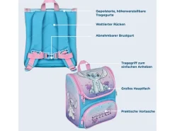 Scooli Rucksack Cutie Lilo und Stitch 6.5 L, Rosa