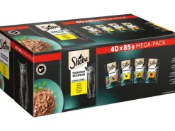 Sheba Nassfutter Delikatesse in Gelée Geflügel Variation 40 x 85 g
