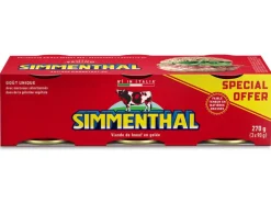 Simmenthal Konserven Rindfleisch in Gelee 3 x 90 g