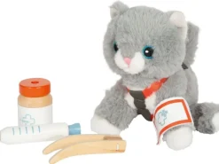 small foot Katze mit Tasche und Pflege-Set