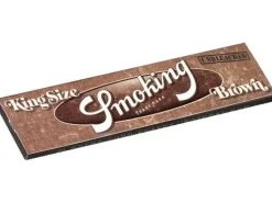 Smoking Zigarettenpapier Brown King Size Slim 33 Blatt
