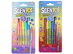 Sombo SCENTOS 5 Gelstifte 5 Stück, Neon und Pastell mit Duft
