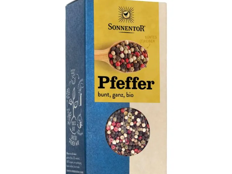 Sonnentor Gewürz Bio Pfeffer bunt und ganz 50 g