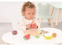 Spielba Holzspielwaren Früchte-Set zum Schneiden