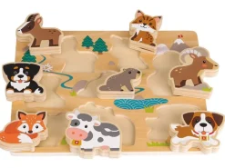 Spielba Holzspielwaren Holzpuzzle Puzzle 3D Schweizer Tiere