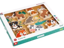 Spielba Holzspielwaren Holzpuzzle Puzzle 3D Schweizer Tiere