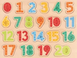 Spielba Holzspielwaren Holzpuzzle Puzzle Zahlen