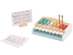 Spielba Holzspielwaren Piano und Xylophon 2 in 1