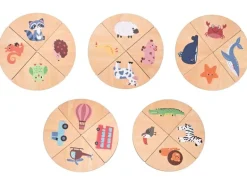 Spielba Holzspielwaren Sortierspiel Fühlen und Zuordnen